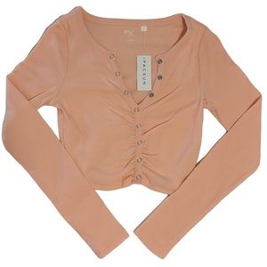 Pacsun Long-Sleeve Crop Top